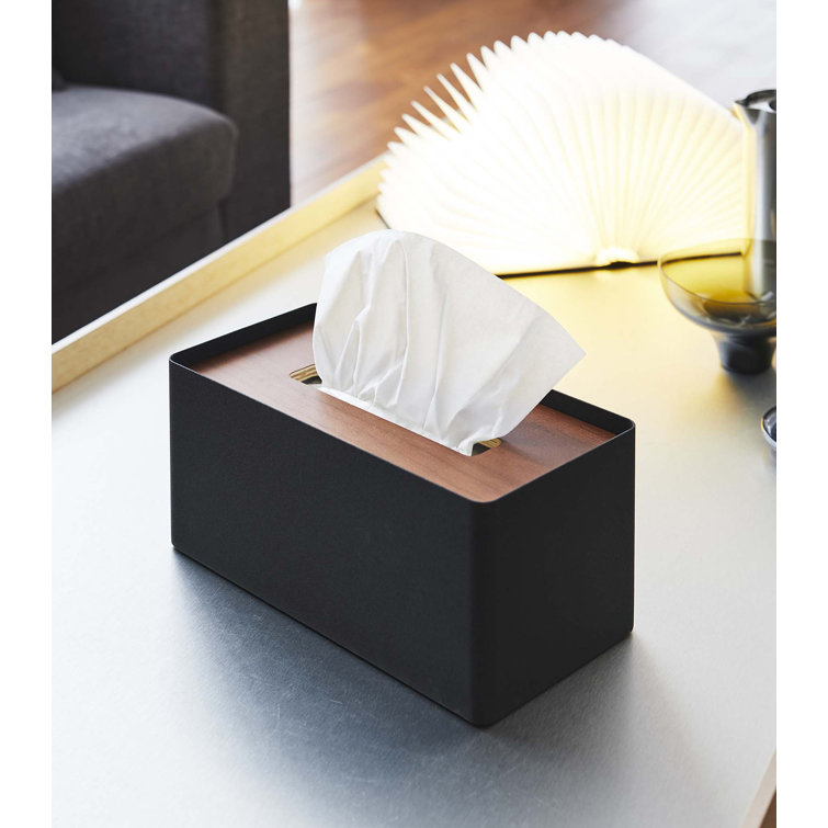 Yamazaki USA Yamazaki Home Rin Rectangular Reusable Tissue Box